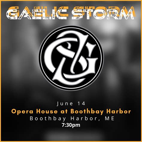 Gaelic Storm at the Opera House at Boothbay Harbor , Opera House at ...