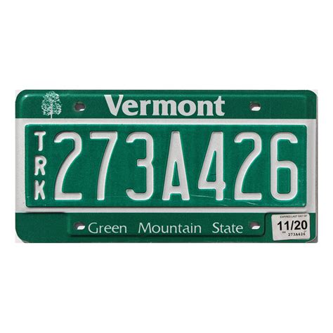 What Does A Vermont License Plate Look Like at Joseph Heil blog