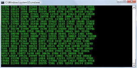 Matrix Command-Prompt 的图像结果