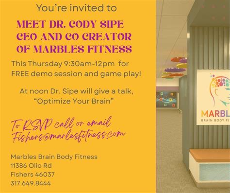 Meet Dr. Cody Sipe CEO and Co Creator of Marbles, 11386 Olio Rd ...