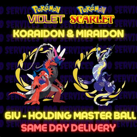 Pokemon Scarlet And Violet -Koraidon and Miraidon - | Ubuy India