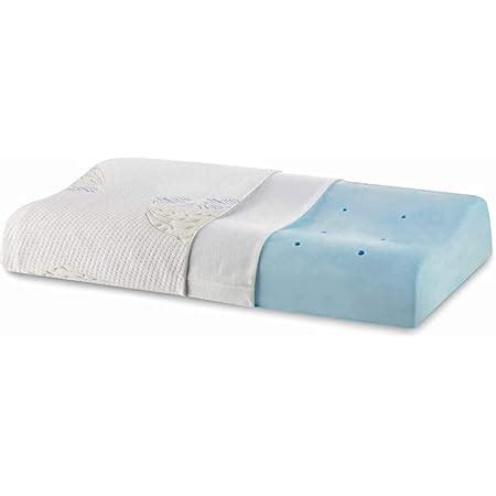 The White Willow Orthopedic Cervical Cooling Gel Memory Foam Pillow For ...