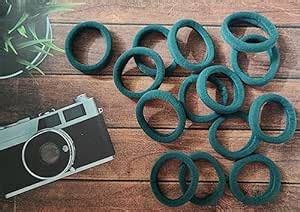 Elina Green Color Soft Elastic everyday wear comfortable ponytail ...