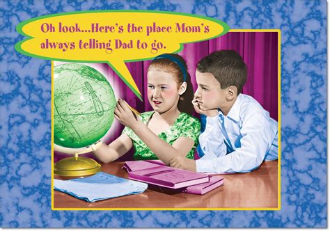 NobleWorks "Here's The Place" Funny Father's Day Greeting Card, 5" x 7 ...