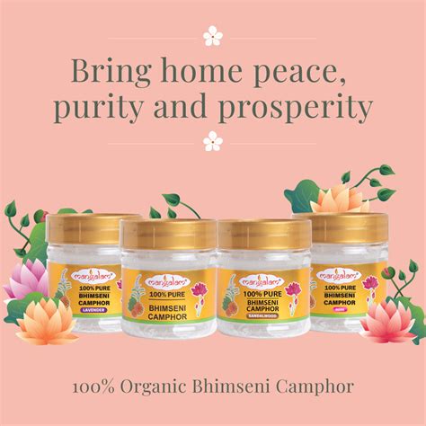 Buy Bhimseni Camphor / Bhimseni kapoor online in India – House of Mangalam