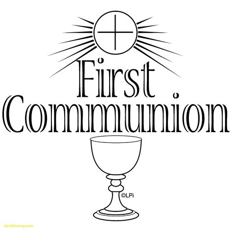First Communion Printables Free