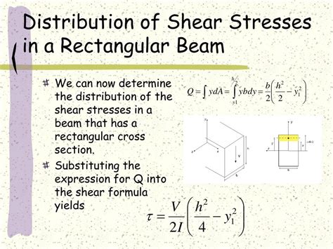 Image result for Shear Stress Distribution in Rectangular Section