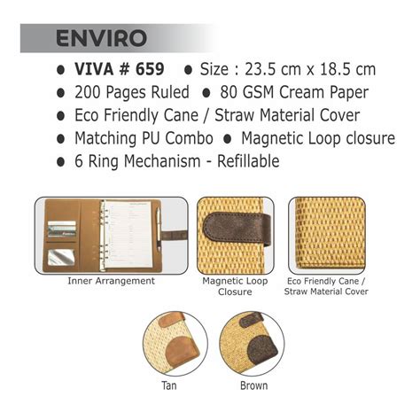 VIVA - ENVIRO - RINGBINDER NOTEBOOK