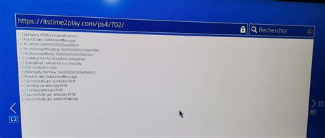 PS4 9.04 Exploit 的图像结果