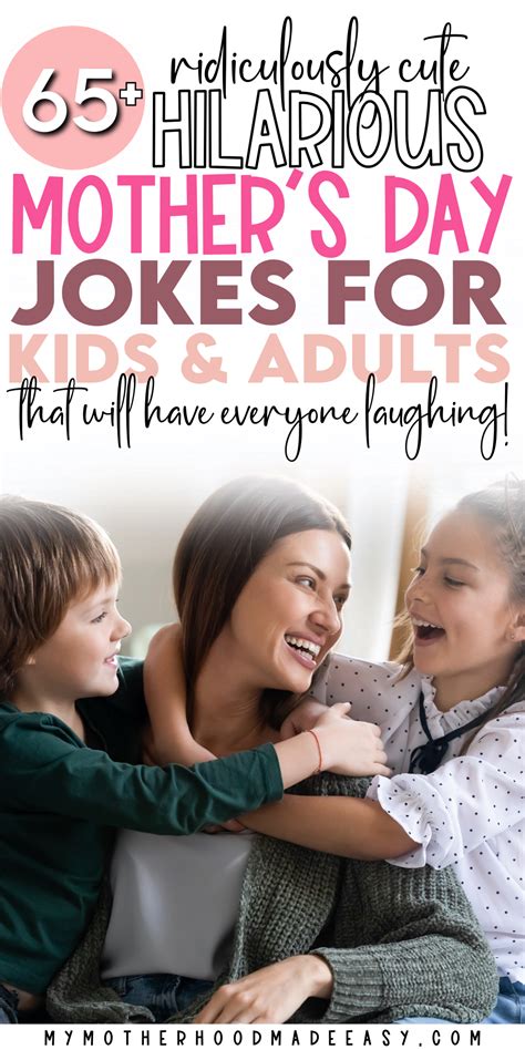 65+ Funny Mother's Day Jokes for Kids & Adults - My Motherhood Made ...