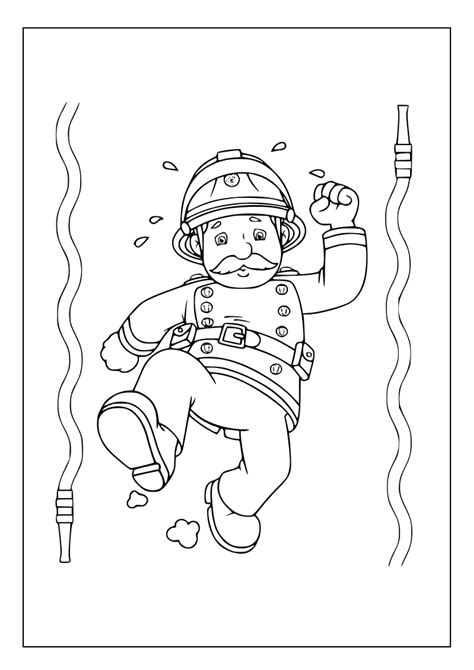 Printable Firefighter Coloring Pages for Kids and Adults | 100 Pages ...
