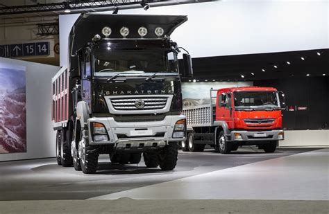 Daimler premieres Indian-made BharatBenz 3143 concept and Fuso trucks ...