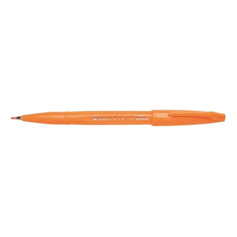 Pentel Sign Pen Touch - Fude Brush Tip - Orange |Art Lounge