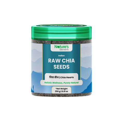 Raw Chia Seeds - Omega Fats & Antioxidants | Nature's Elements