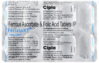 Fericip Xt 100/1.5 MG | Order Fericip Xt 100/1.5 MG Tablet Online at ...