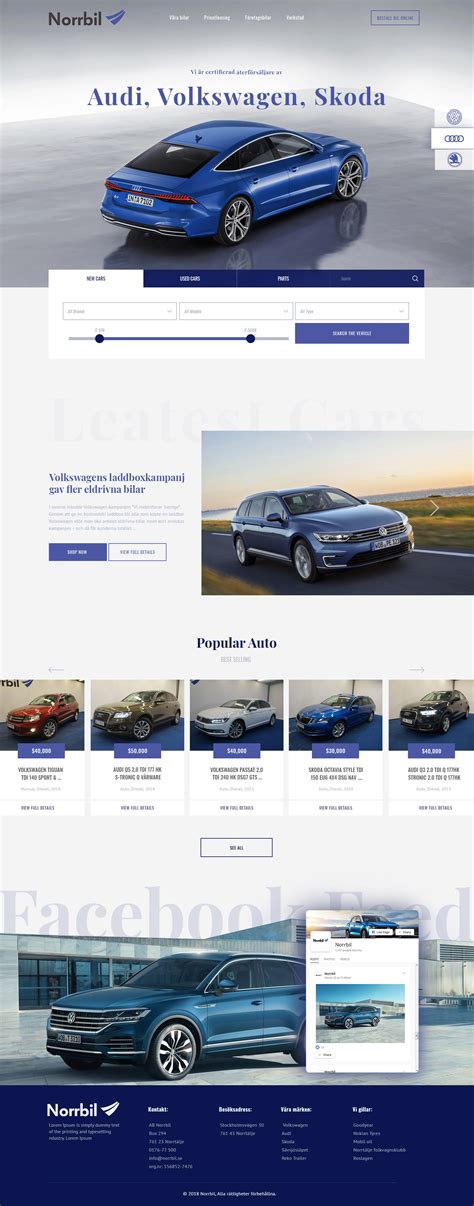 Car Website Design | Behance