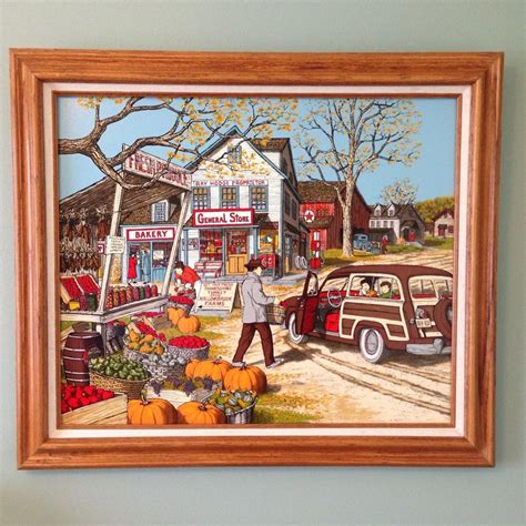 H Hargrove Serigraph Painting Going to Grandma's House Ltd Ed Signed 1082/1500 | #1721043414