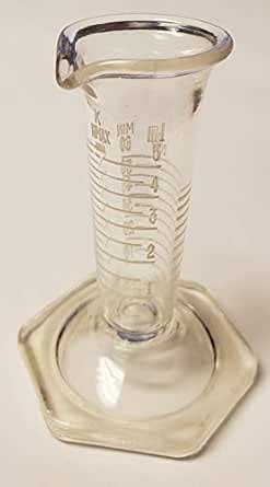 KIMAX Conical Pharmaceutical Graduate, Dual Scale, 5 mL / 60 Minim ...