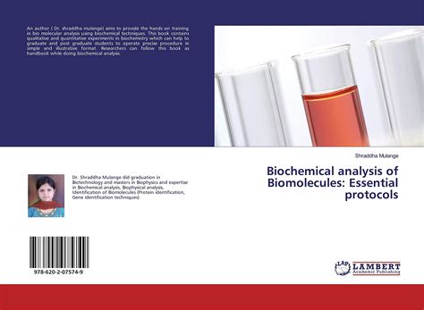 Biochemical analysis of Biomolecules: Essential protocols : Shraddha ...