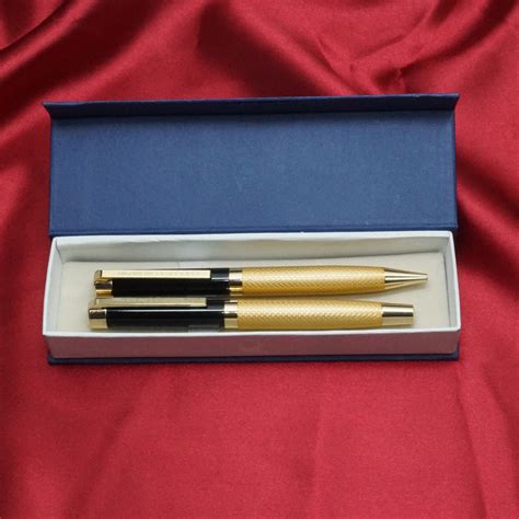 Submarine 880 Gold Designed Body With Black Cap Ball And Roller Ball ...