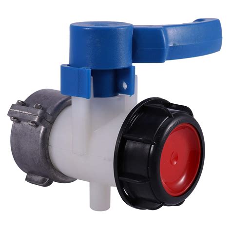 Buy Tuneway IBC Tank Container 62mm Ball Valve DN40 with Free Turning ...