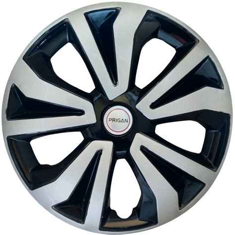 PRIGAN TIAGO TYPE-1 14 INCH SILVER BLACK WHEEL COVER (Set of 4) AVAILA ...