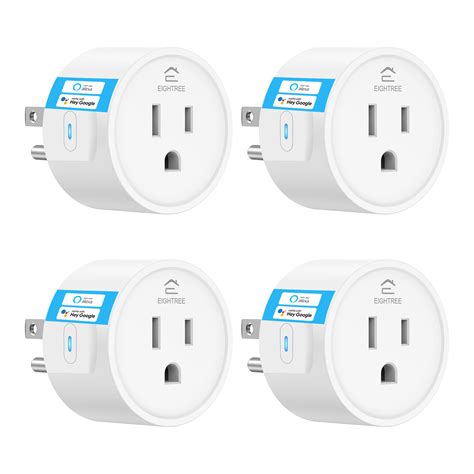 EIGHTREE Smart Plug 2025 Upgrade to 15A, Bluetooth & Wi-Fi Outlet Plug ...