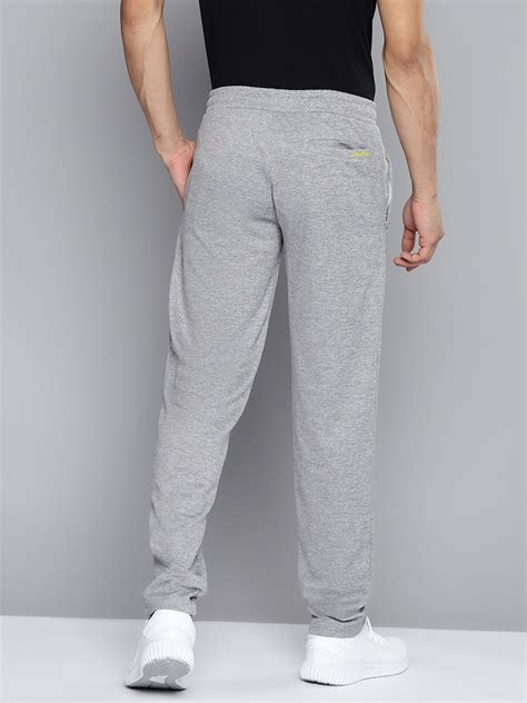 Alcis Men Grey Melange Solid Slim Fit Track Pants AAMTRASM00038601-S