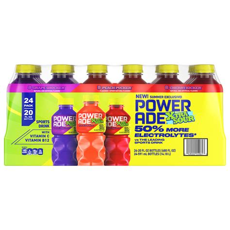 POWERADE Xtra Sour Grape Shocker/Peach Pucker/Cherry Kicket Sports ...