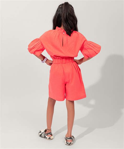 Frill Pop Girls Co-ord Sets - Sugar Coral