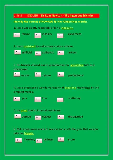 Synonyms | Free Interactive Worksheets | 335538