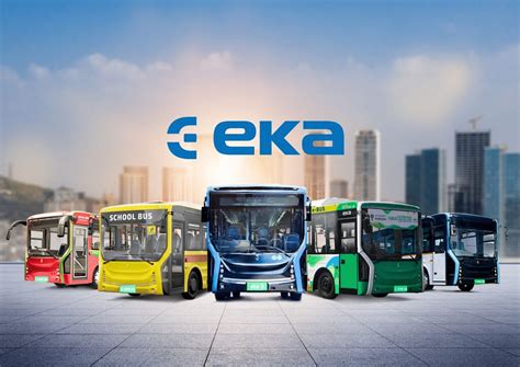 EKA Mobility showcases a varied range of electric CVs at Bharat ...