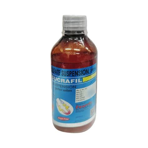 Sucrafil 1 GM/10ML Suspension (200): Uses, Side Effects, Price & Dosage ...