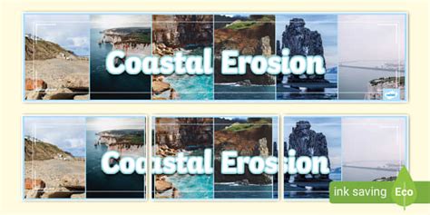 Coastal Erosion Photo Display Banner