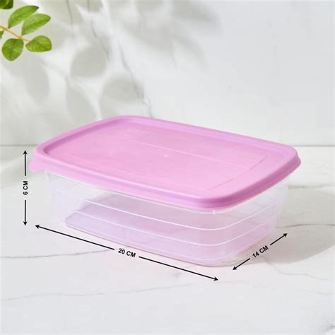 Buy Fiesta Valiant Set of 3 Polypropylene Storage Containers - 1.2L ...