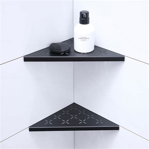Amazon.com: Baltes Stainless Corner Shower Shelf - 10" Black 304 ...