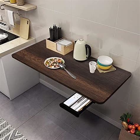 Folding Wall Mounted Study Desk, Foldable Laptop Home/Office Table ...