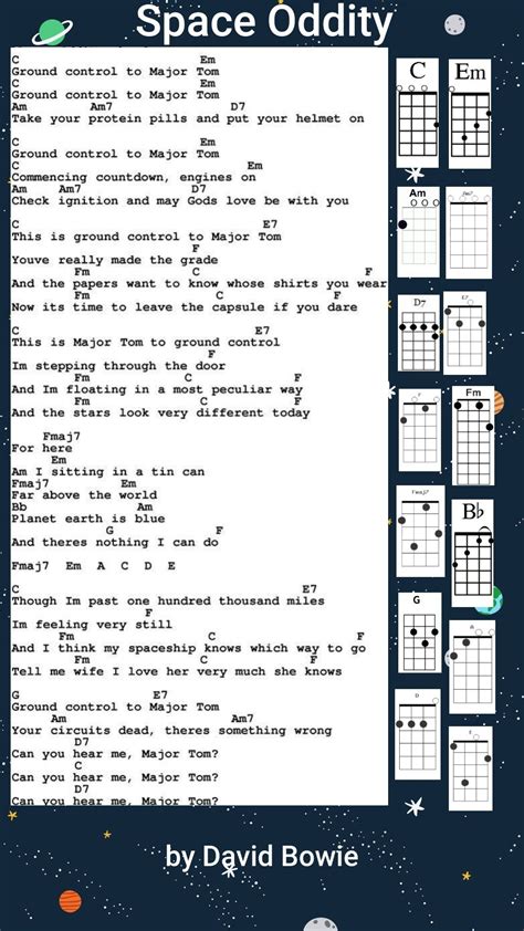 Space Oddity David Bowie Chords | Chords And Lyrics