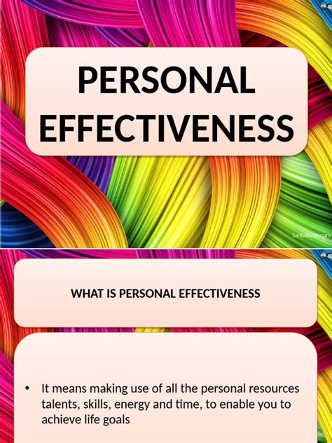 Personal Effectiveness Exercise 的图像结果