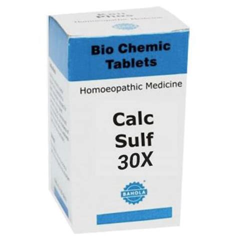 Bahola Calc sulf Biochemic Tablet – AYUSH Upchar
