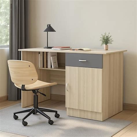 CREATIVE QUBE 120x60x75cm Engineered Wood Study & Office Table | 1 Year ...