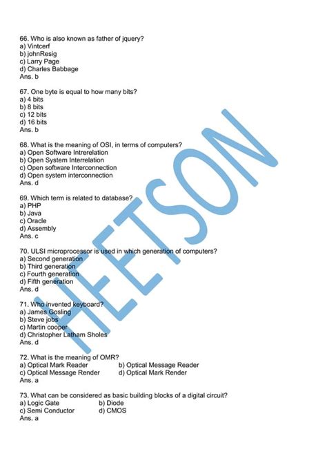 Image result for Basic Computer Questions