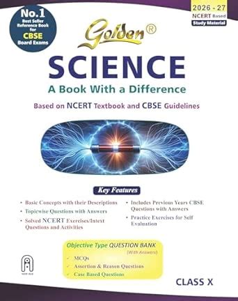Golden Guide SCIENCE Class10 CBSE | Solved NCERT Exercises | Objective ...