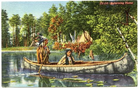 Which Native American Tribes Used Canoes