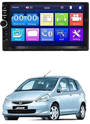 RKPSP 7 INCH Double Din Car Screen Stereo Media Player Audio Video ...
