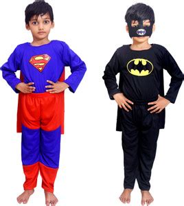 Kiddie Creation Fancy Superman And Batman Kids Costume Wear Price in ...