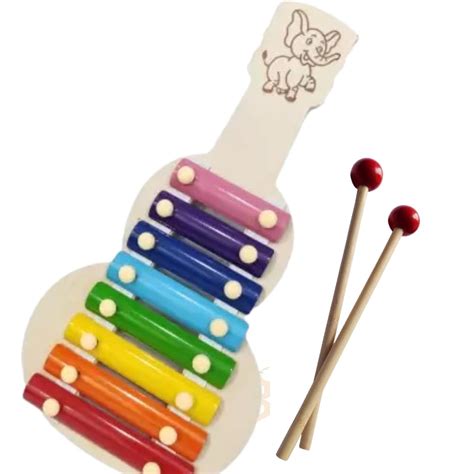 Buy Mara Bommai Wooden Xylophone Musical Toy with 8 Nodes | Kids First ...