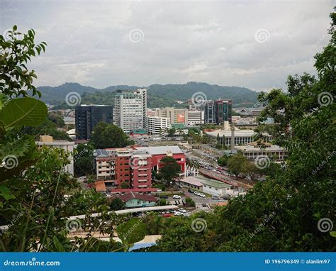 Overhead View of the Capital City Bandar Seri Begawan with Government ...