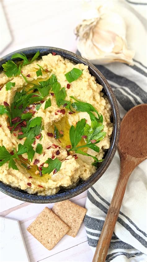 Garlic Hummus Without Tahini Recipe - Modern Bites