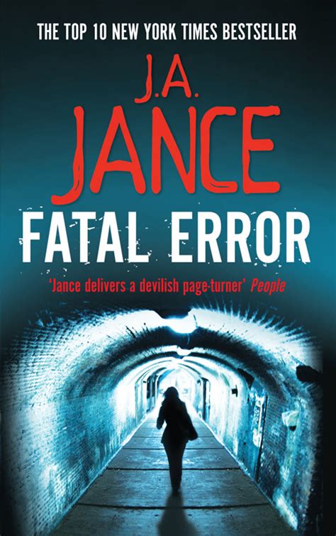 Fatal Error | Book by J.A. Jance | Official Publisher Page | Simon ...